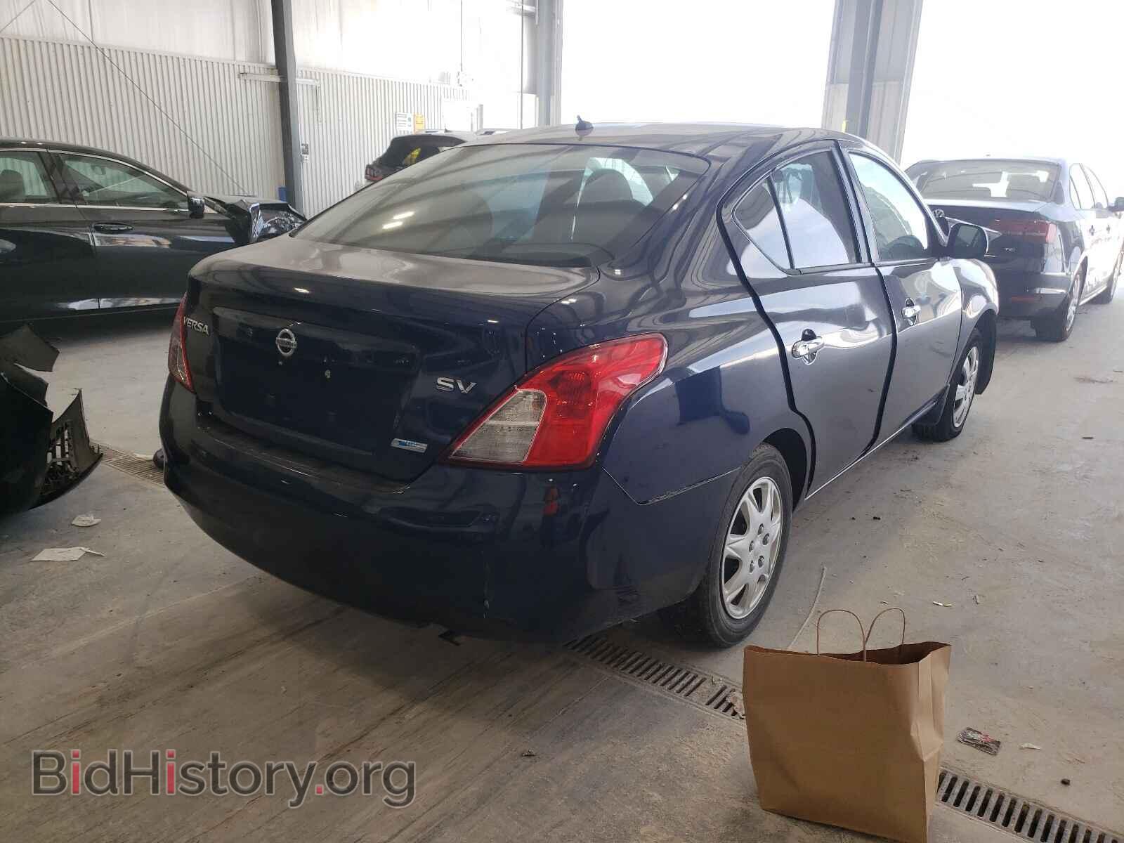 2012 NISSAN VERSA - VIN: 3N1CN7AP5CL871814 - Фото 4