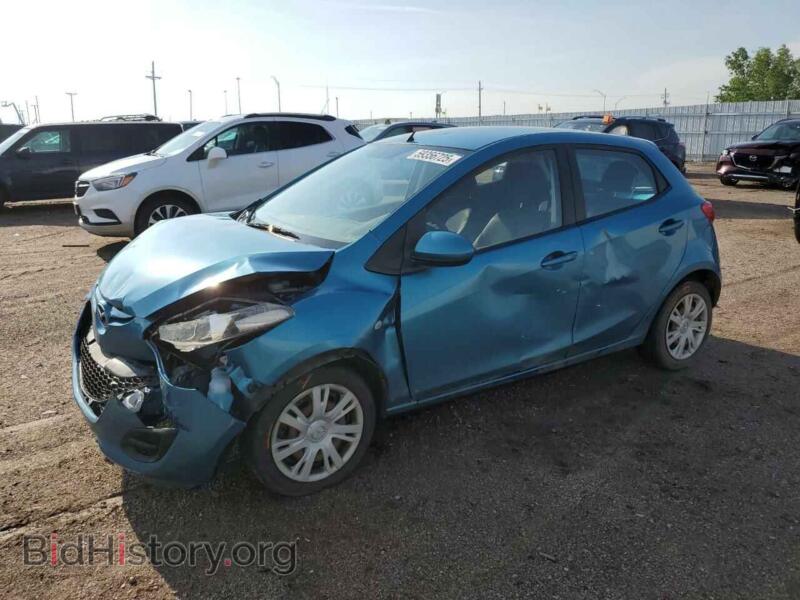 2011 Mazda 2 (VIN JM1DE1HZ7B0110378) — фото 1 из 14, Copart, повреждение: передняя часть