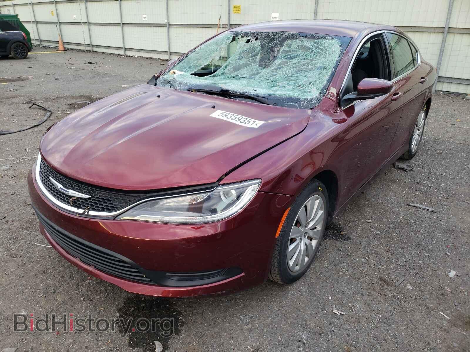 2016 CHRYSLER 200 - VIN: 1C3CCCFB9GN108116 - Фото 2