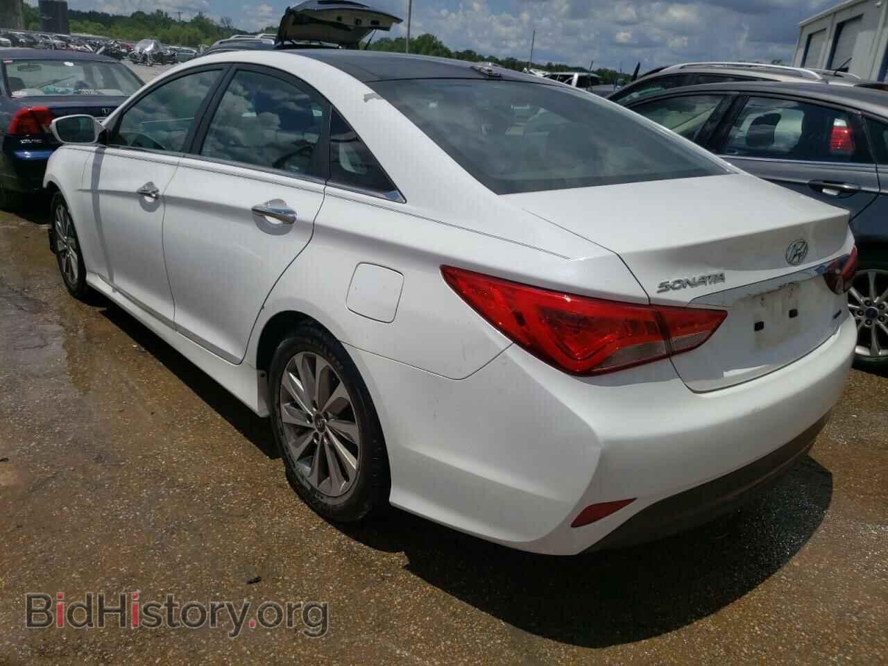 2014 HYUNDAI SONATA - VIN: 5NPEC4AC0EH817587 - Фото 2