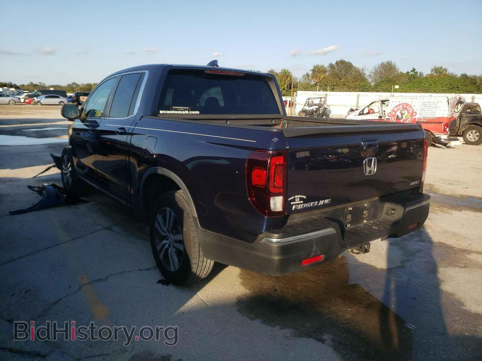 2017 HONDA RIDGELINE - VIN: 5FPYK3F41HB016348 - Фото 3