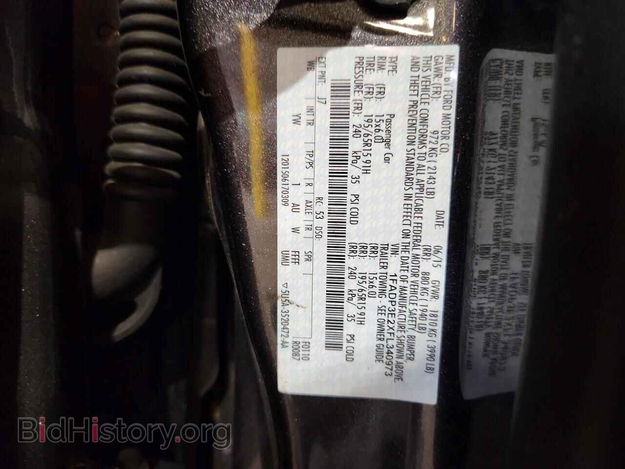 2015 FORD FOCUS - VIN: 1FADP3E2XFL340973 - Photo 12