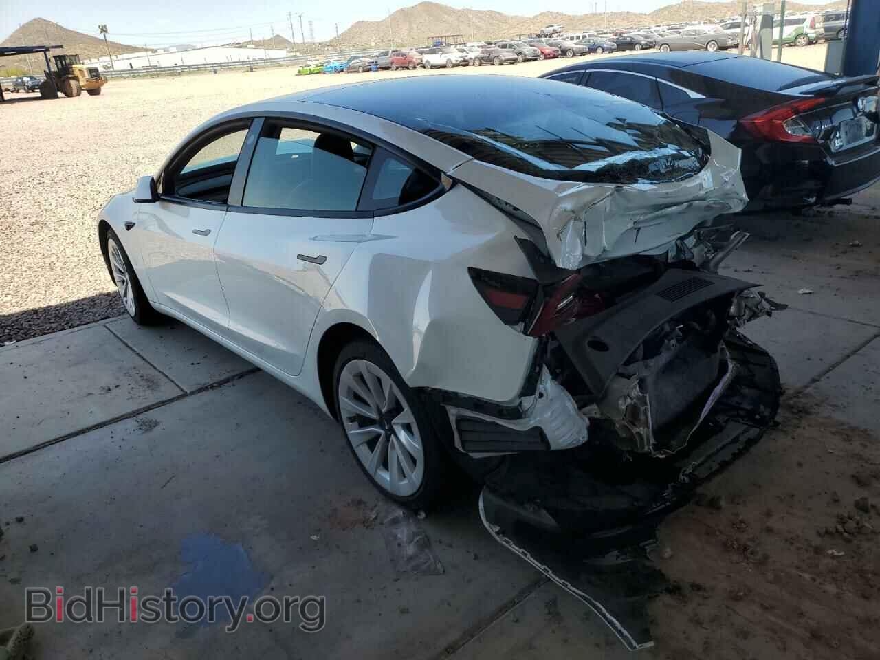 2022 TESLA MODEL 3 - VIN: 5YJ3E1EB5NF129360 - Фото 2