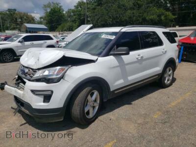 2018 Ford EXPLORER XLT, white — VIN 1FM5K7D84JGB26729, Copart