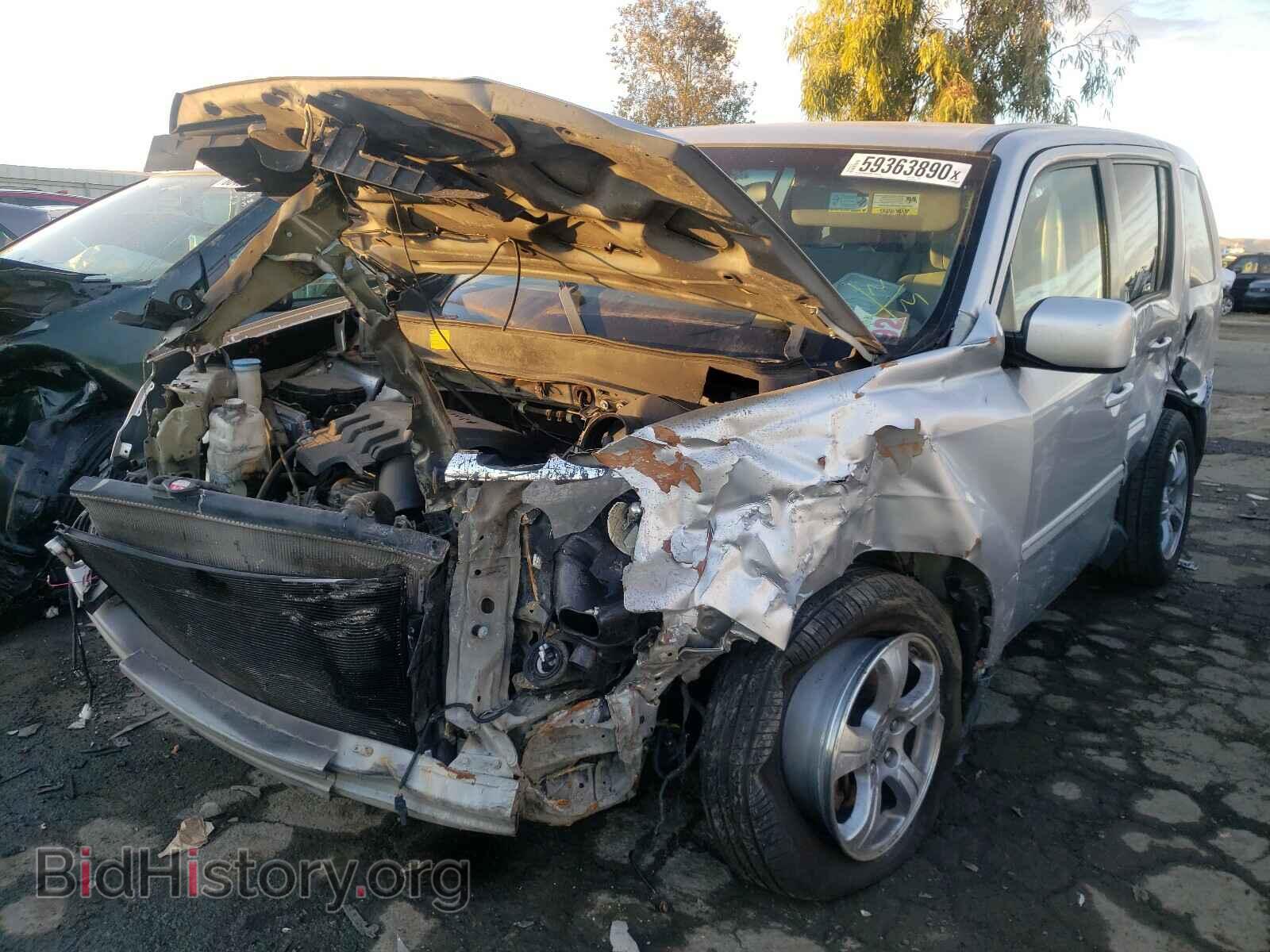 2013 HONDA PILOT - VIN: 5FNYF3H45DB010735 - Фото 2