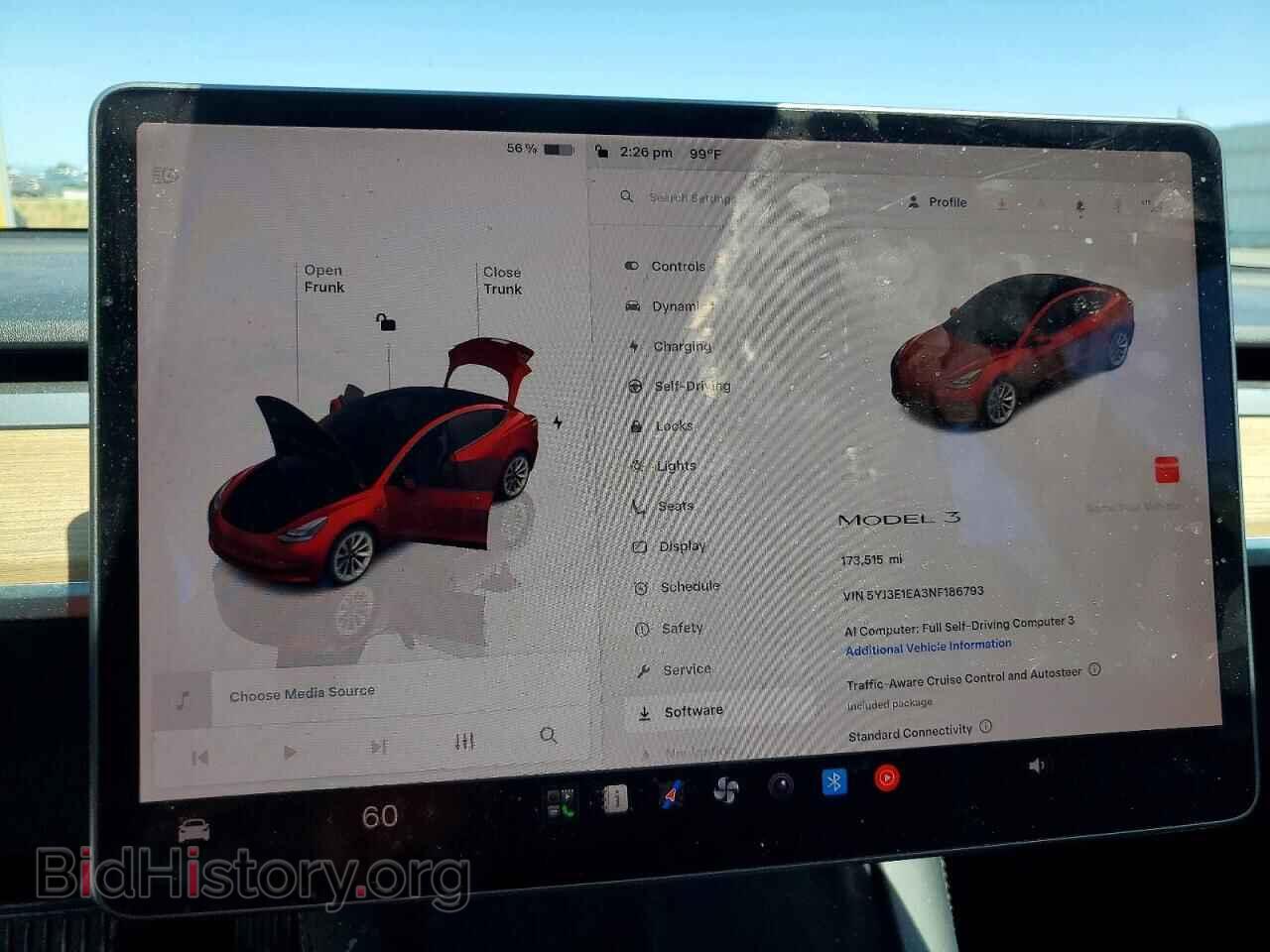 2022 TESLA MODEL 3 - VIN: 5YJ3E1EA3NF186793 - Photo 9