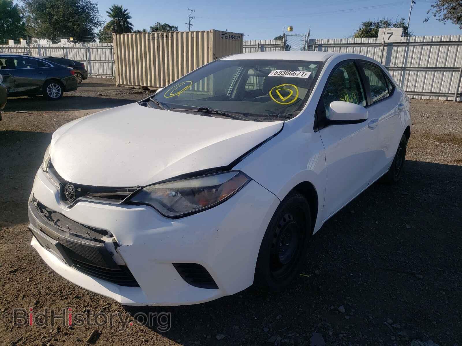 2014 TOYOTA COROLLA - VIN: 5YFBURHE5EP163533 - Photo 2