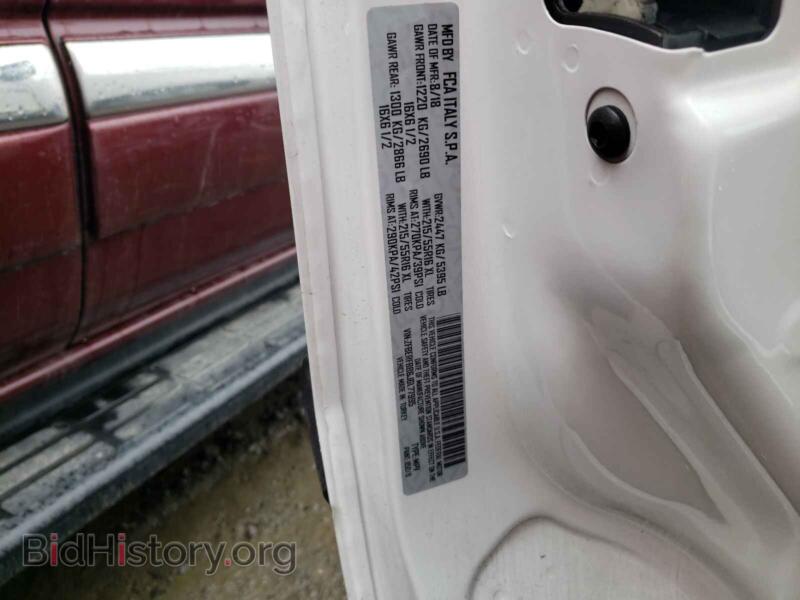 2018 RAM PROMASTER (VIN ZFBERFBB6J6L77995) — photo 10 of 10