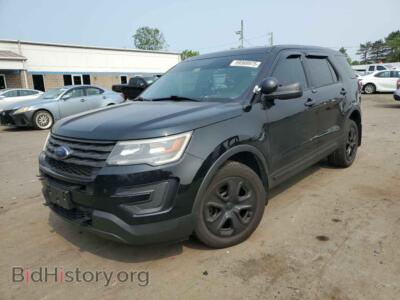 2018 Ford EXPLORER Police Interceptor, black — VIN 1FM5K8AR2JGB92179, Copart