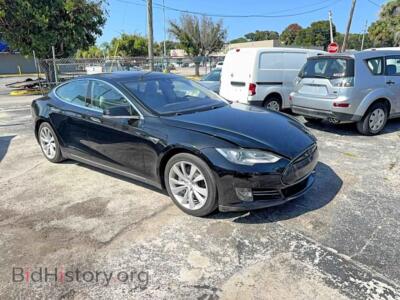 2014 Tesla MODEL S, black — VIN 5YJSA1H1XEFP66125, Copart