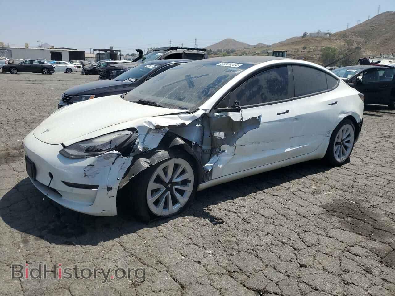 Photo 5YJ3E1EA7NF242556 - TESLA MODEL 3 2022