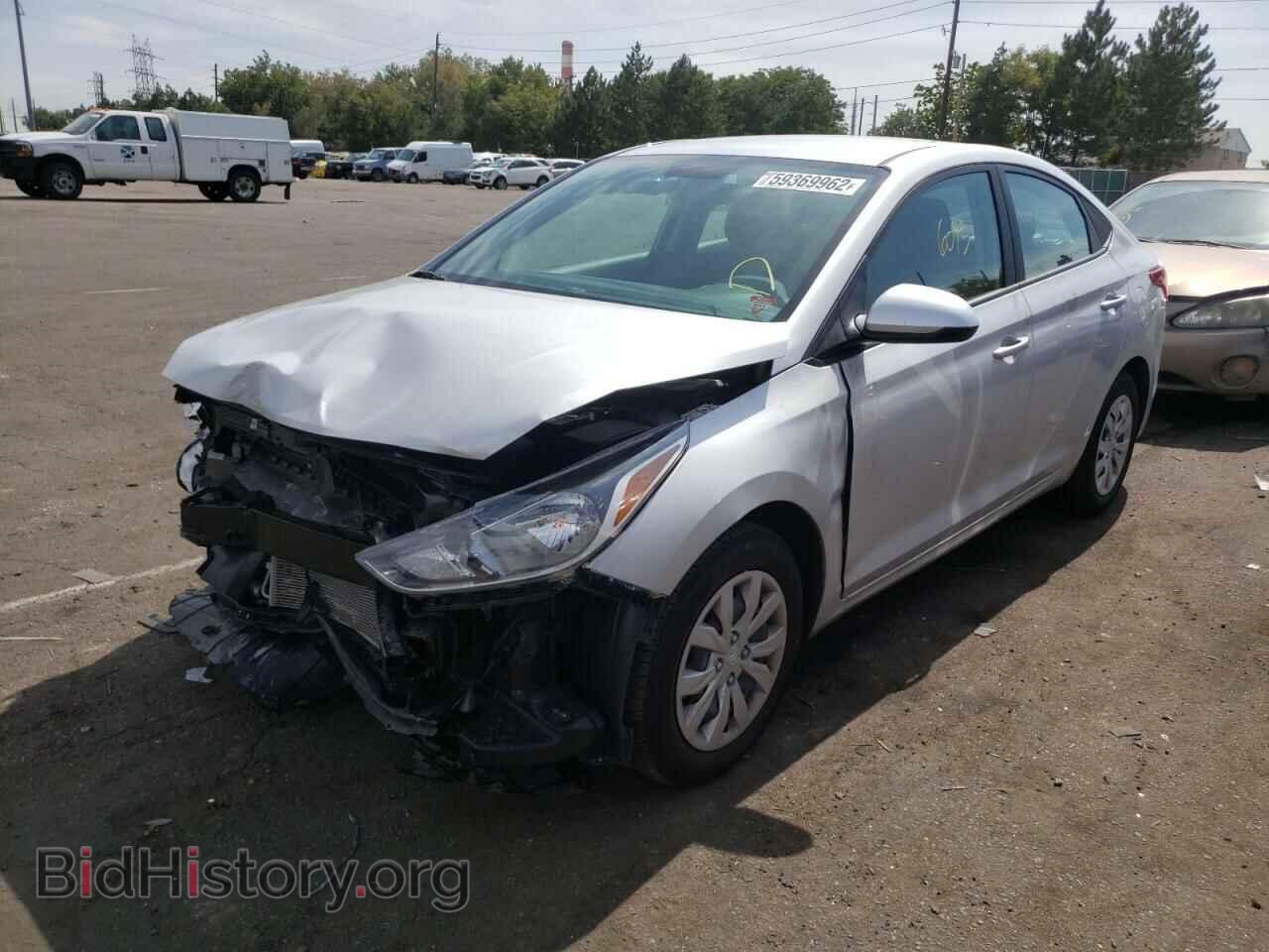 2022 HYUNDAI ACCENT - VIN: 3KPC24A64NE167803 - Фото 2