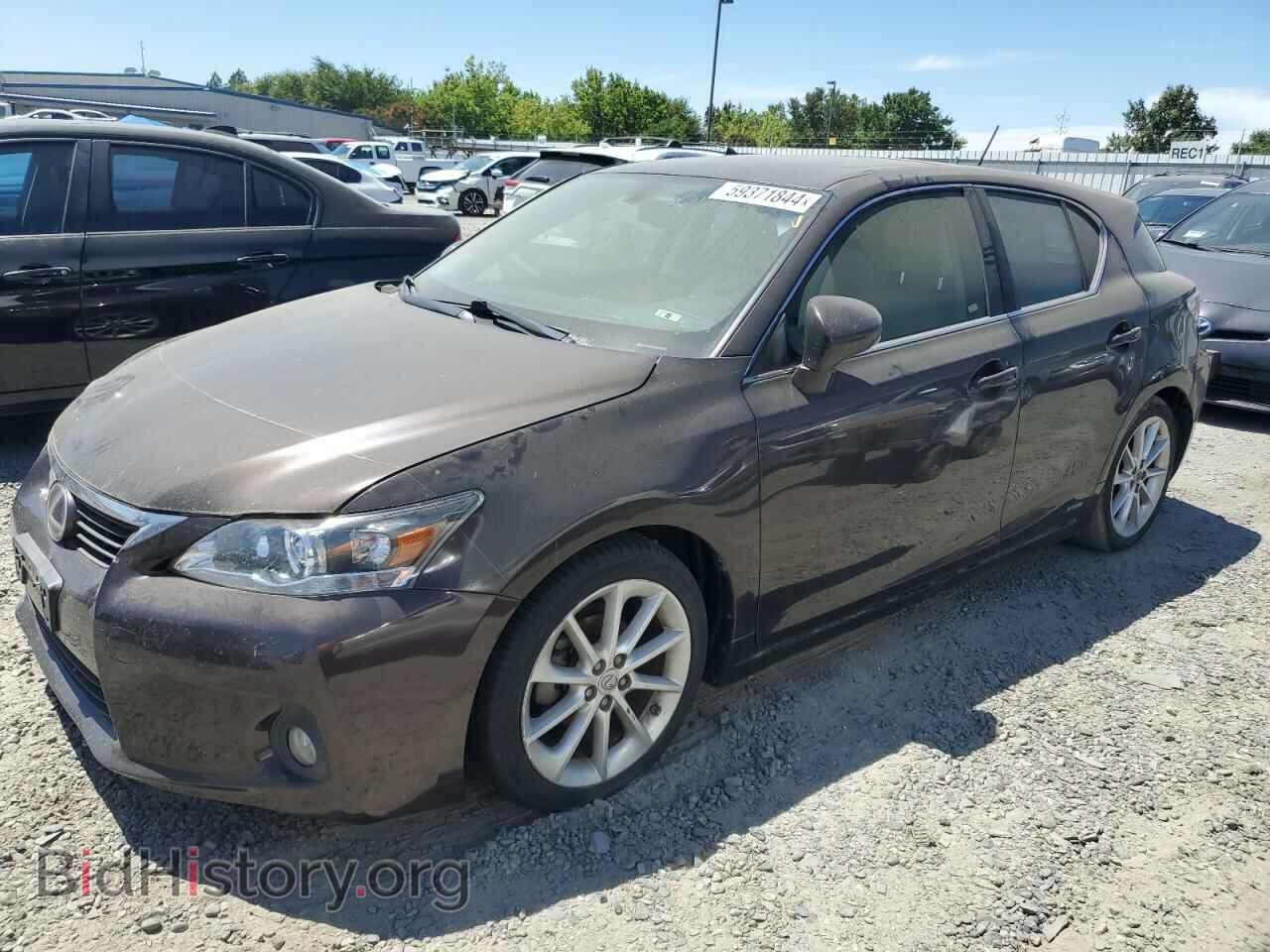 Photo JTHKD5BH9C2060136 - LEXUS CT 200 2012