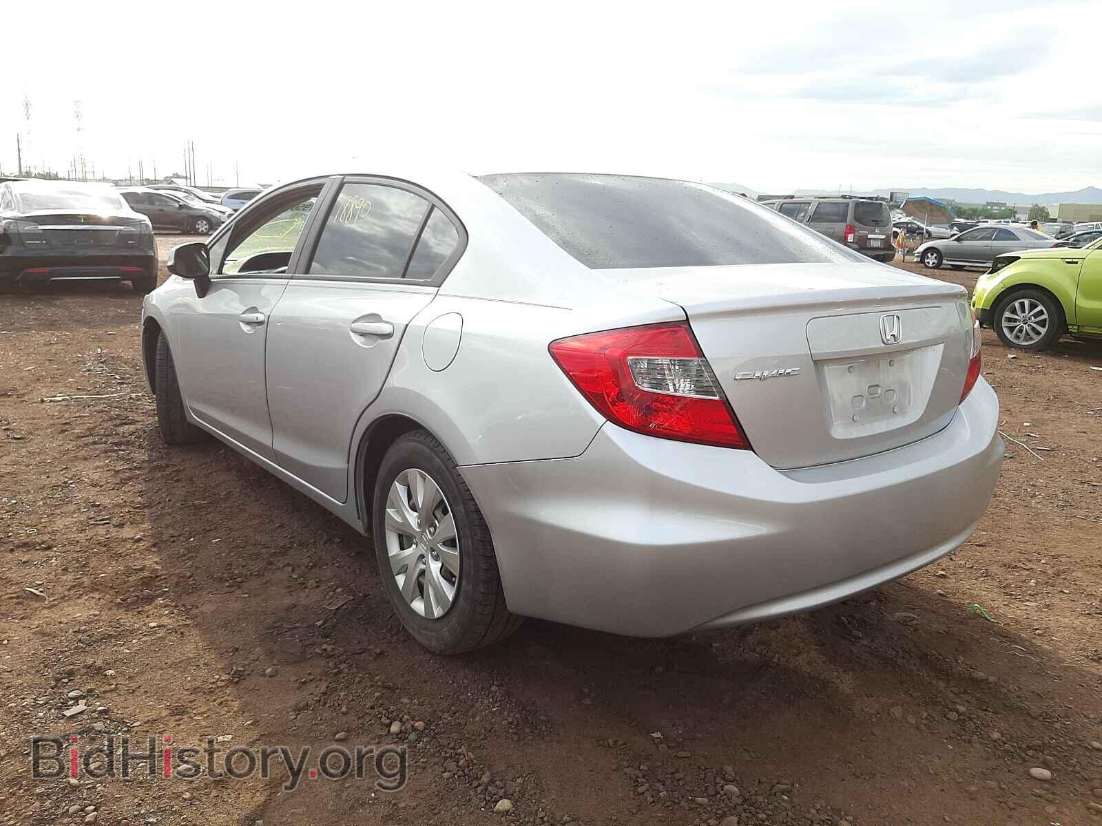 2012 HONDA CIVIC - VIN: 19XFB2F55CE378233 - Фото 3