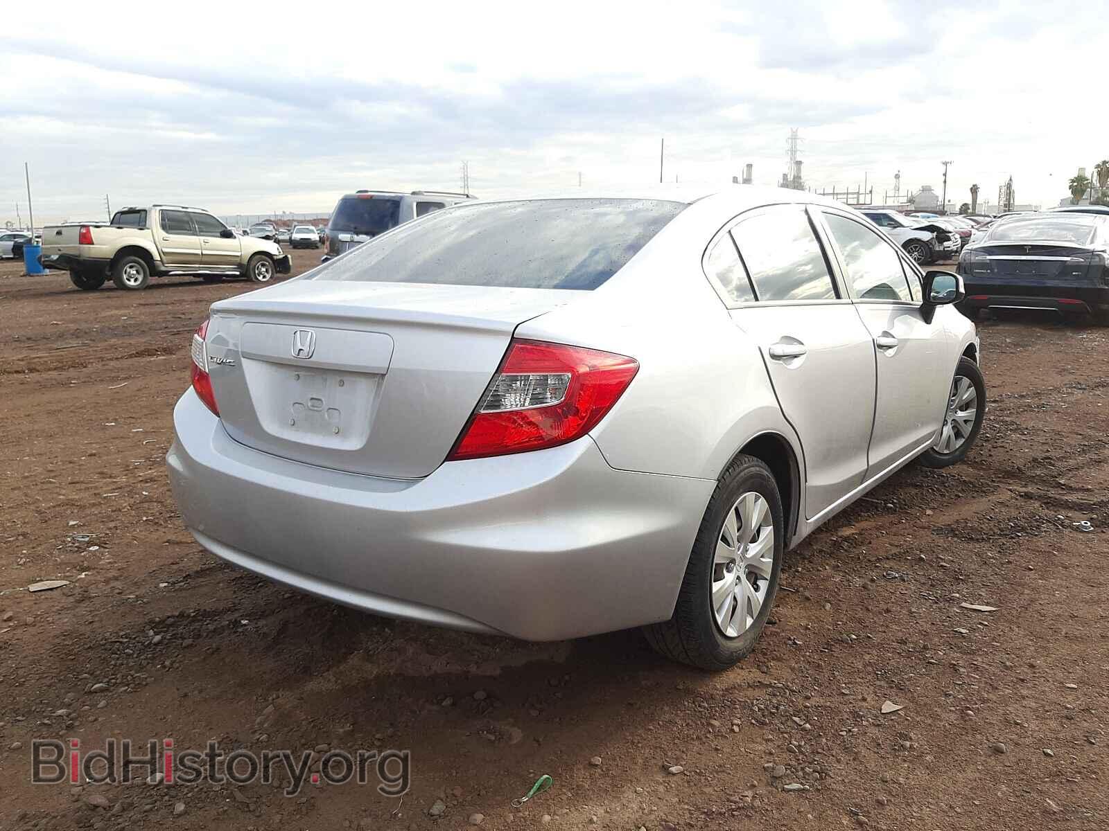 2012 HONDA CIVIC - VIN: 19XFB2F55CE378233 - Фото 4