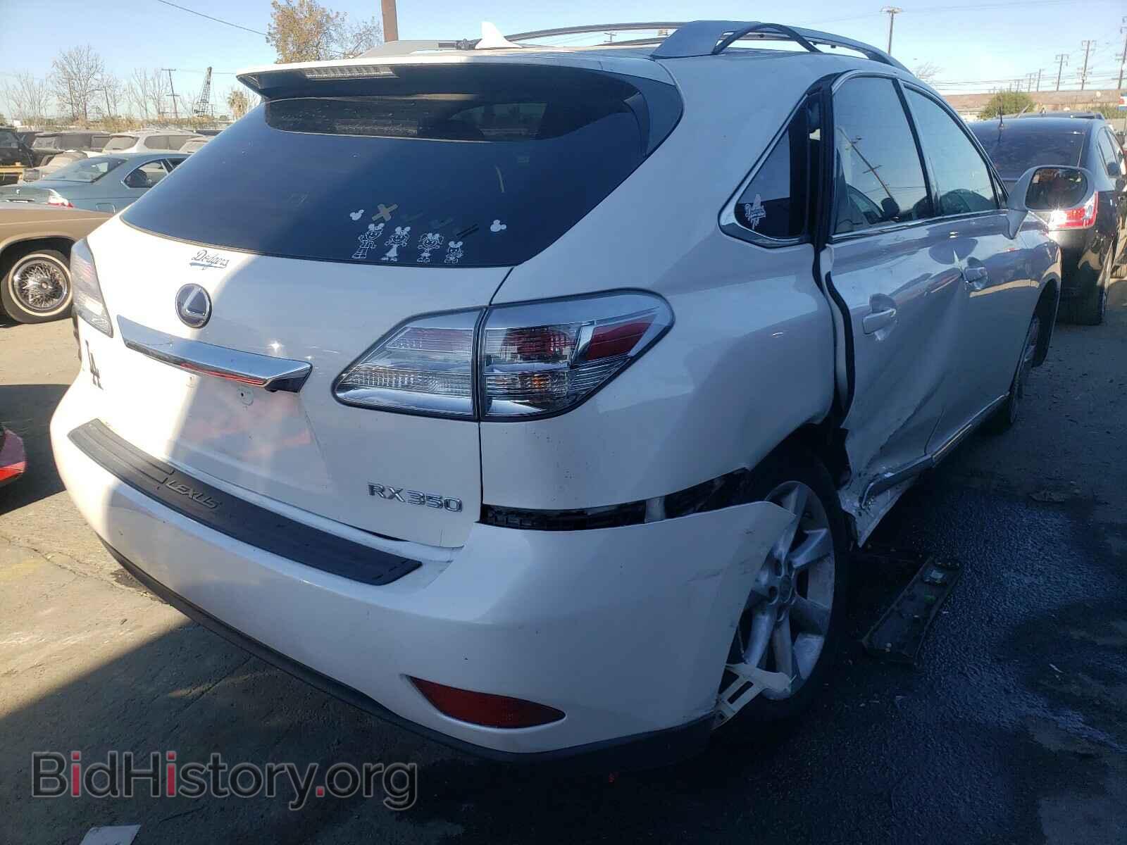 2011 LEXUS RX350 - VIN: 2T2BK1BA2BC112303 - Фото 4