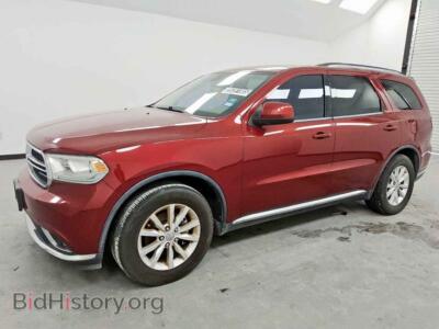 2015 Dodge DURANGO SXT, бордовый — VIN 1C4RDHAG6FC147355, Copart