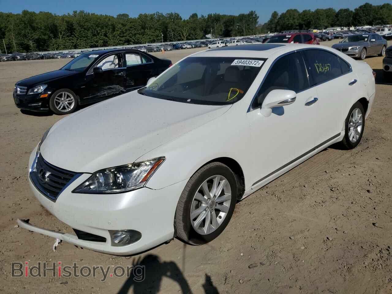 2011 LEXUS ES350 - VIN: JTHBK1EG4B2445720 - Фото 2