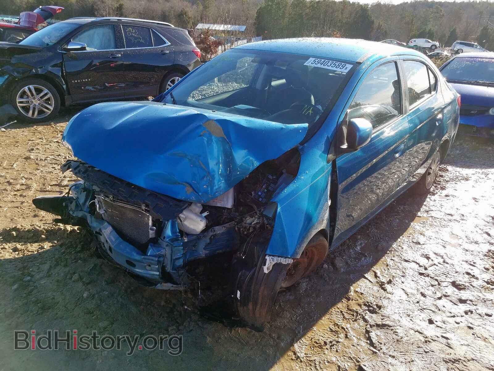 2017 MITSUBISHI MIRAGE - VIN: ML32F3FJ2HHF12600 - Фото 2