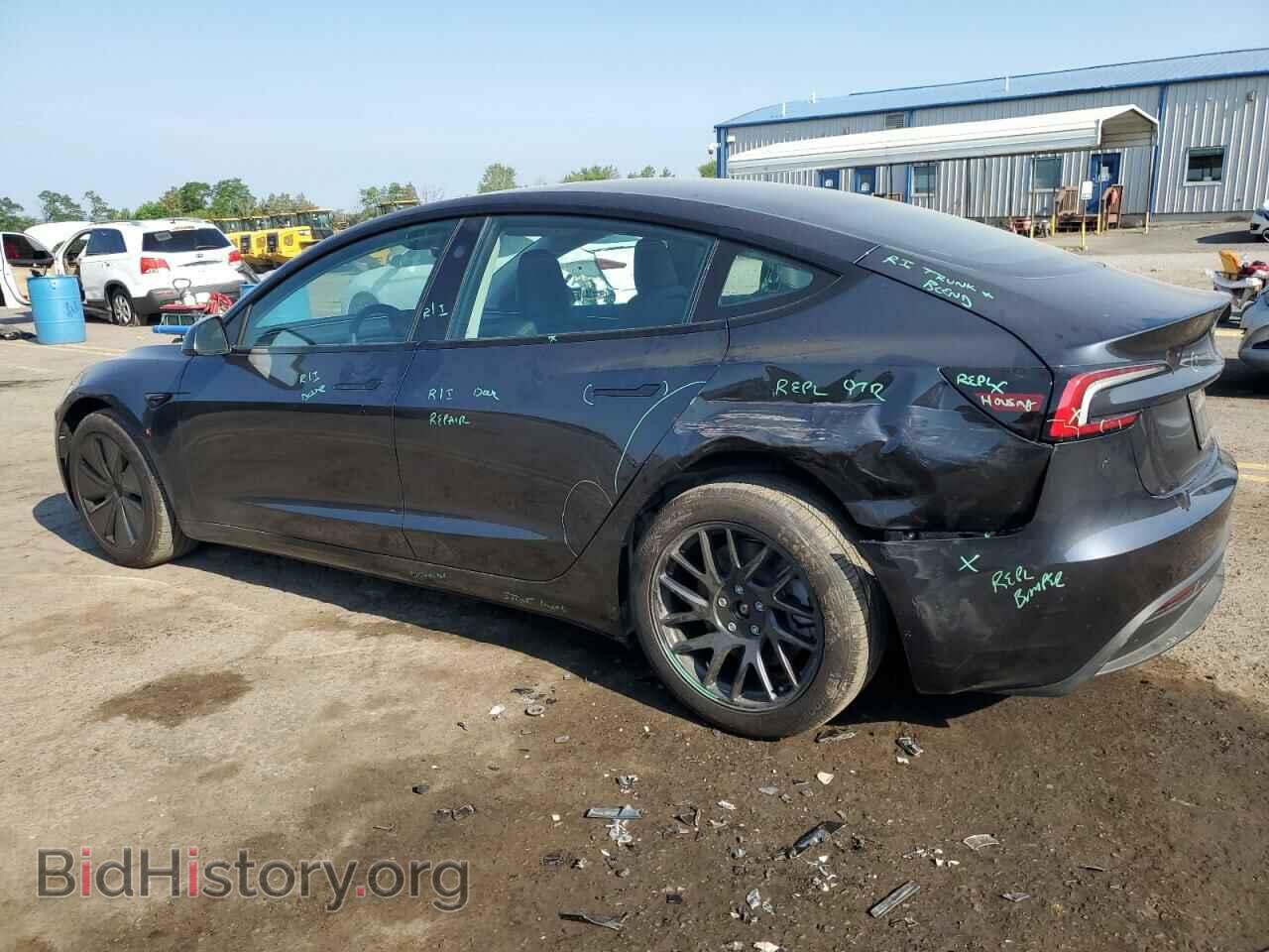 2024 TESLA MODEL 3 - VIN: 5YJ3E1EB0RF735929 - Фото 2