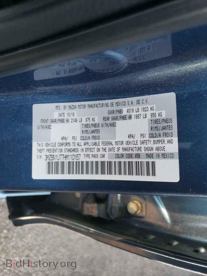 2017 MAZDA 3 - VIN: 3MZBN1U77HM110167 - Фото 10