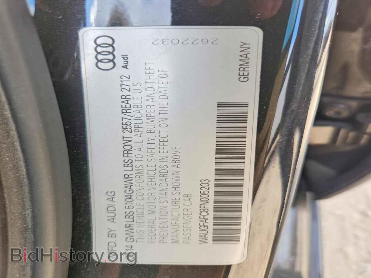 2015 AUDI A6 - VIN: WAUGFAFC8FN005203 - Photo 12