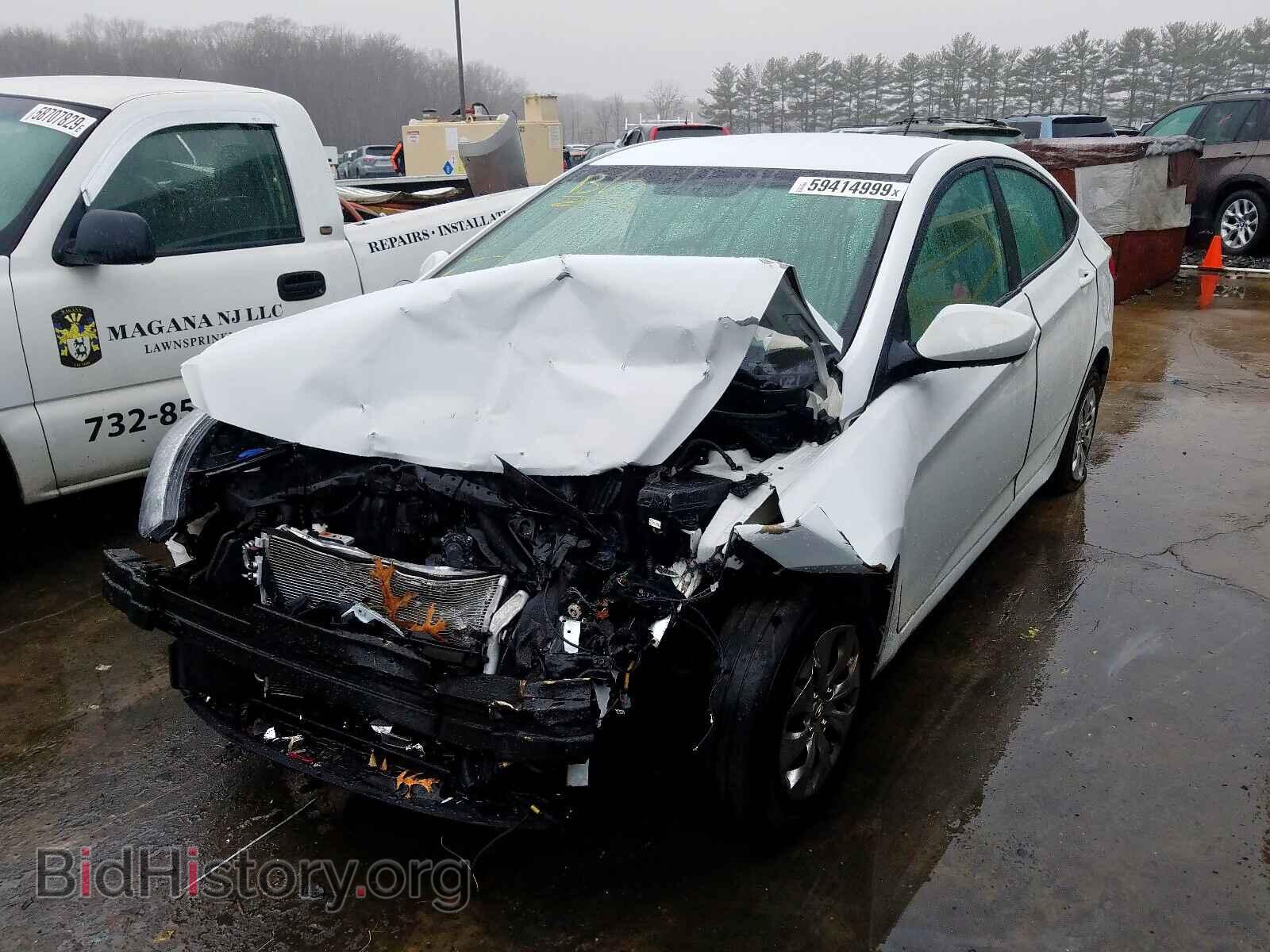 2017 HYUNDAI ACCENT - VIN: KMHCT4AE1HU219314 - Фото 2