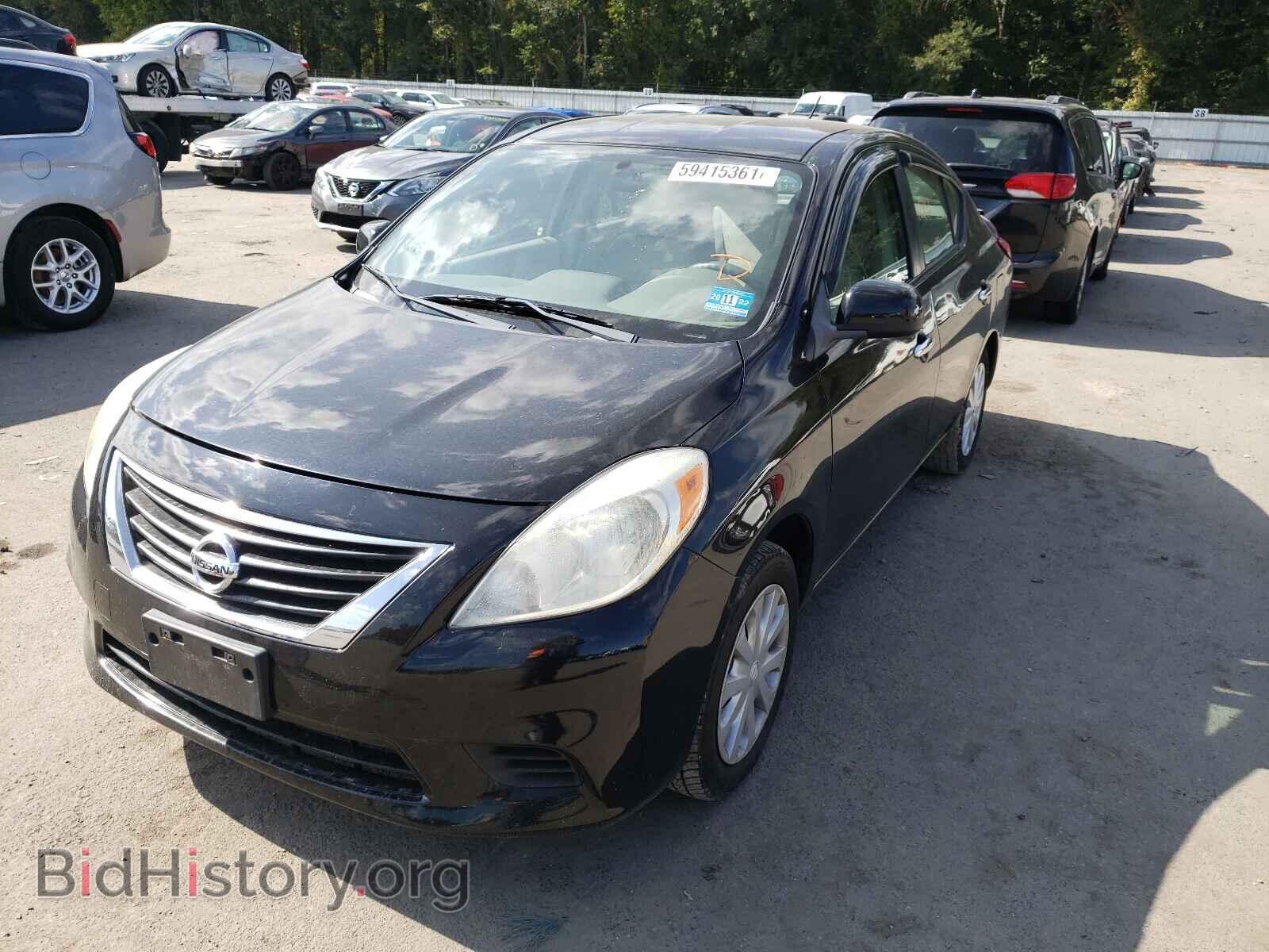 2012 NISSAN VERSA - VIN: 3N1CN7AP9CL825077 - Фото 2