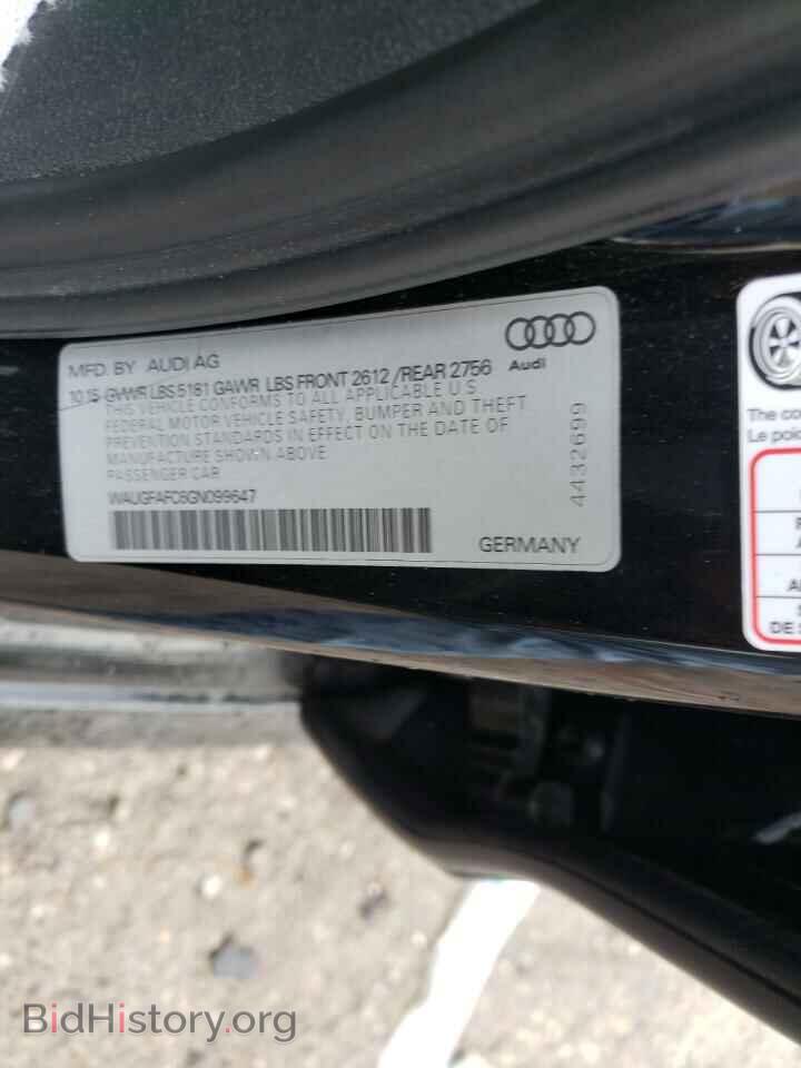 2016 AUDI A6 - VIN: WAUGFAFC6GN099647 - Photo 10