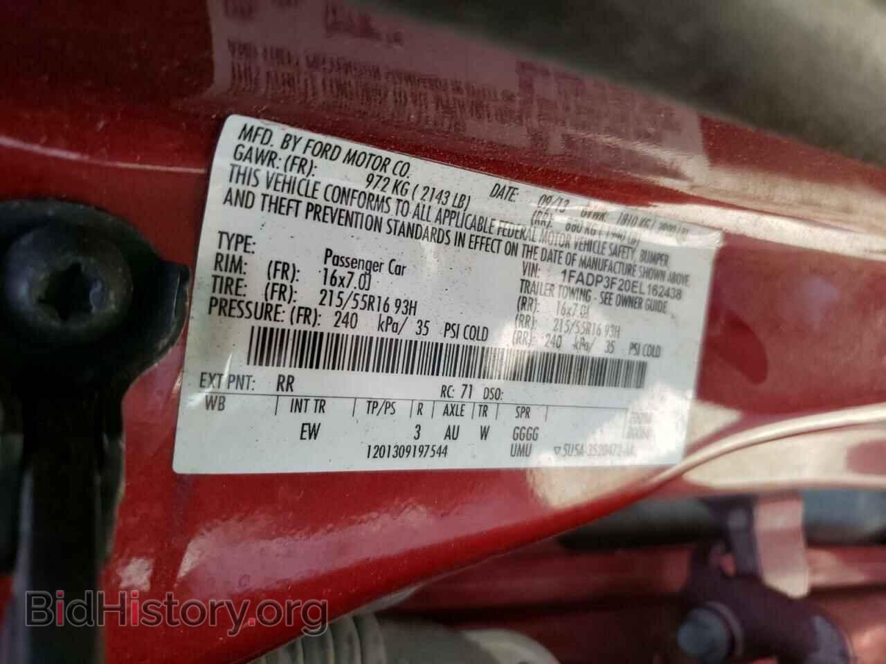 2014 FORD FOCUS - VIN: 1FADP3F20EL162438 - Photo 10