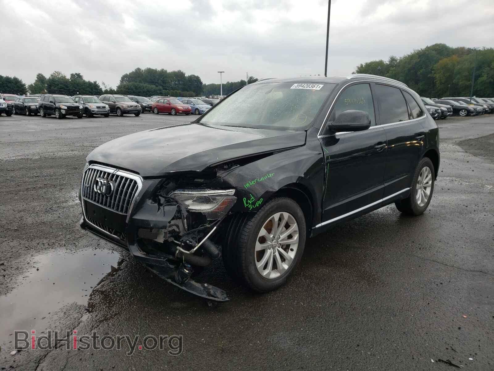 2014 AUDI Q5 - VIN: WA1CFAFP6EA063606 - Фото 2