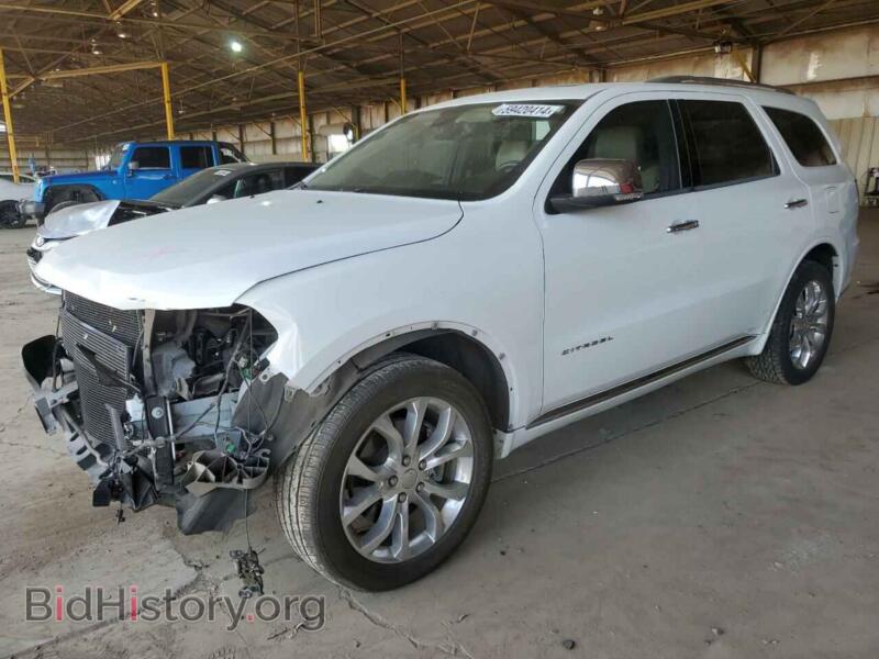 2016 Dodge DURANGO Citadel (VIN 1C4RDJEG5GC371820) — photo 1 of 13, Copart, damage: front end