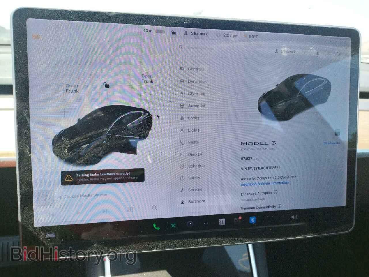 2018 TESLA MODEL 3 - VIN: 5YJ3E1EA0JF018684 - Photo 9