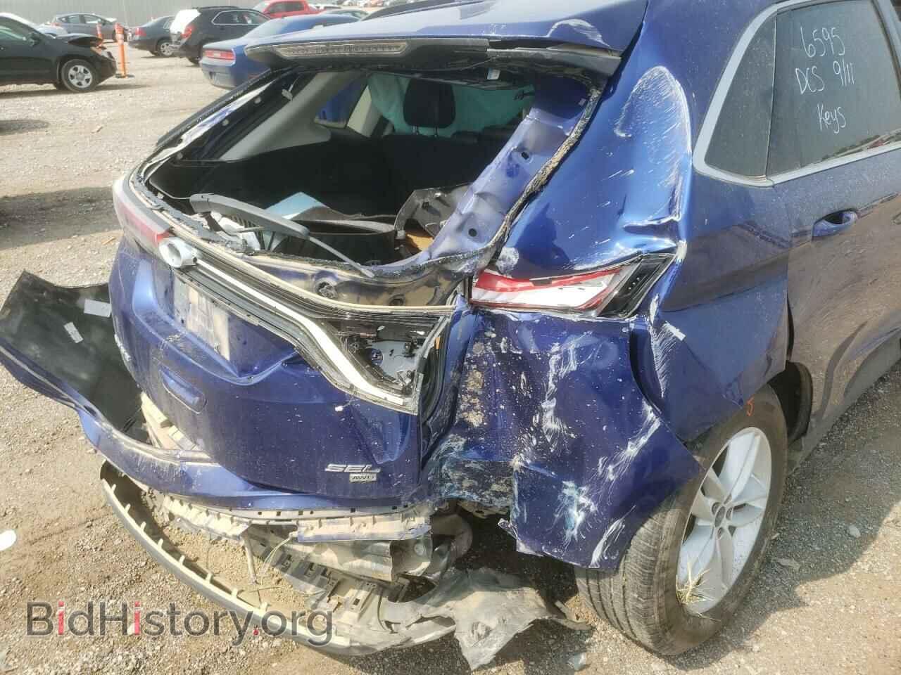 2015 FORD EDGE - VIN: 2FMTK4J89FBB10289 - Фото 9