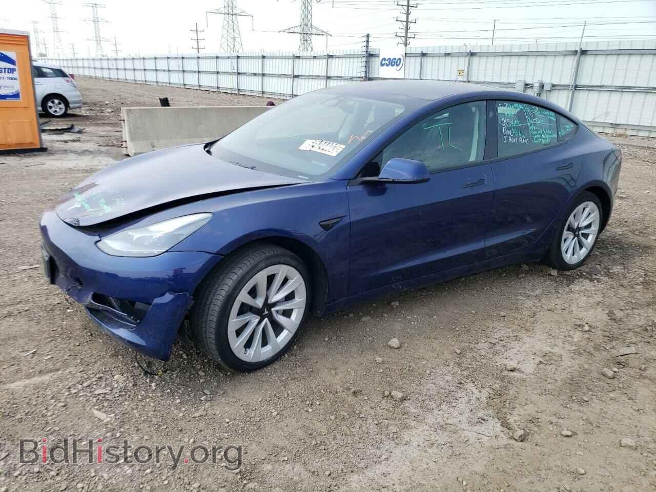 Photo 5YJ3E1EB4NF304925 - TESLA MODEL 3 2022