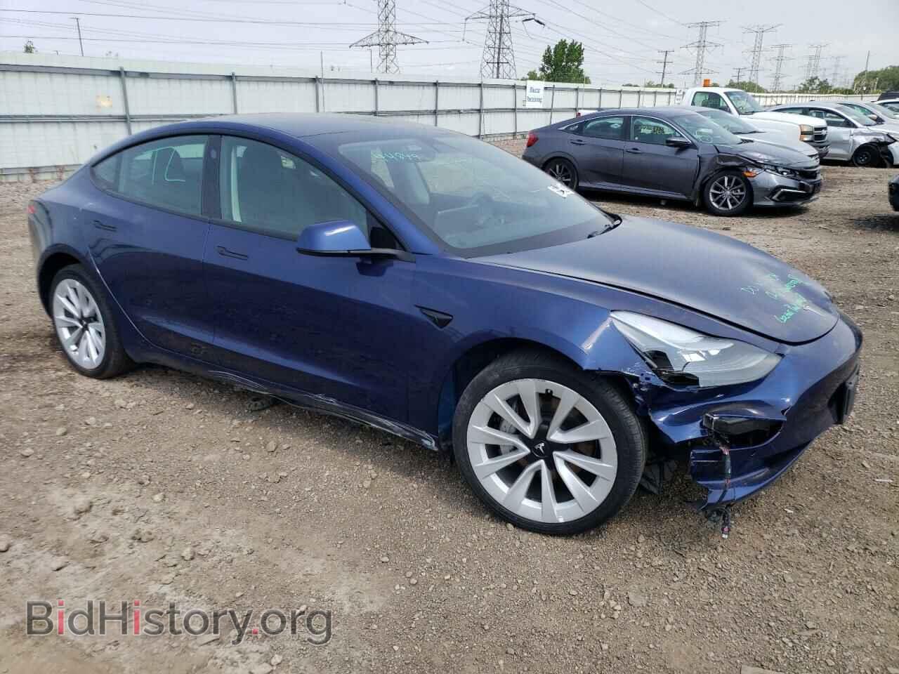 2022 TESLA MODEL 3 - VIN: 5YJ3E1EB4NF304925 - Фото 4