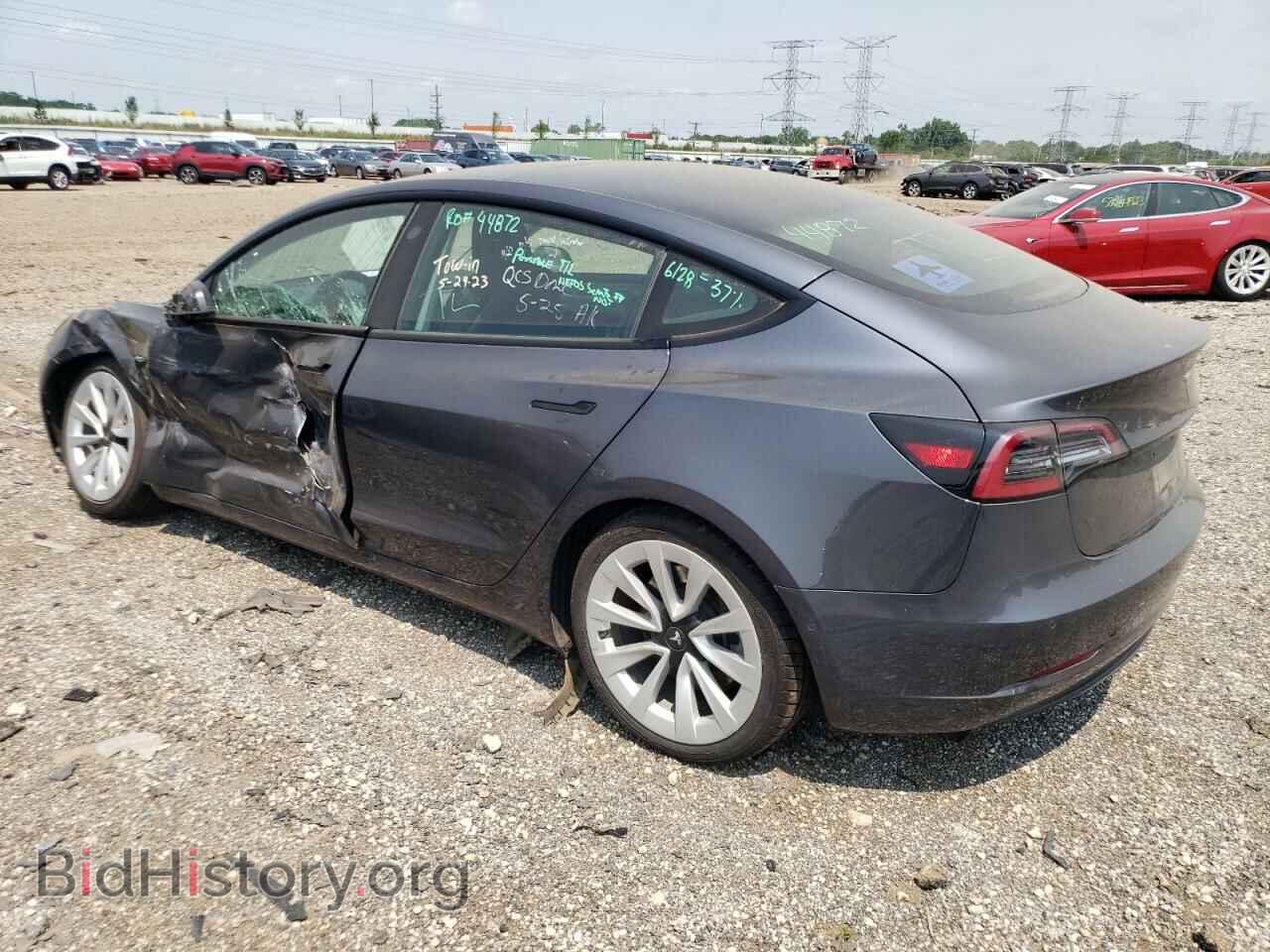 2022 TESLA MODEL 3 - VIN: 5YJ3E1EA9NF190539 - Photo 2