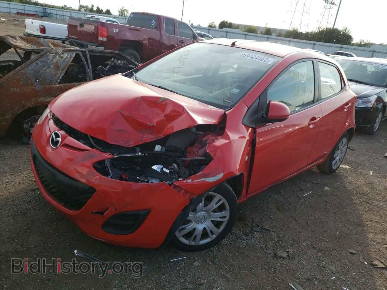 2014 MAZDA 2 - VIN: JM1DE1KY0E0174654 - Фото 2