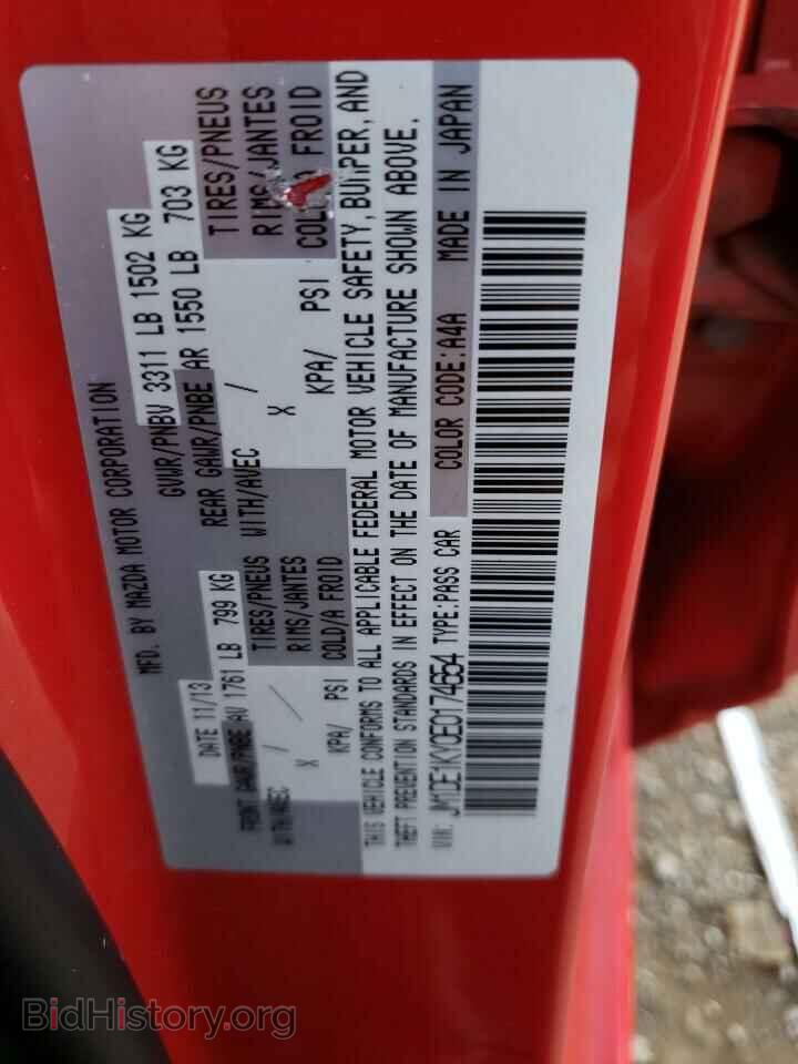 2014 MAZDA 2 - VIN: JM1DE1KY0E0174654 - Фото 10