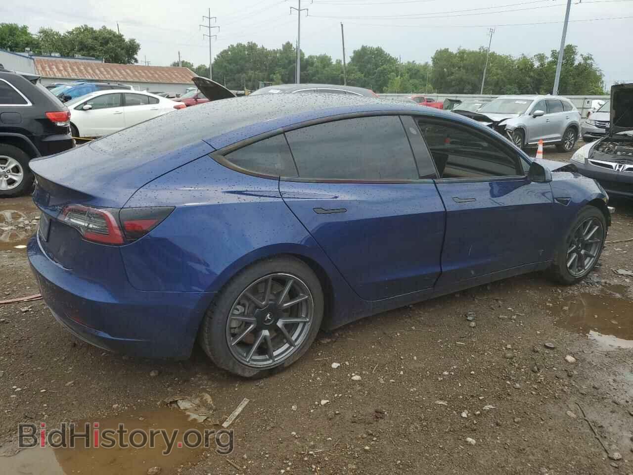 2021 TESLA MODEL 3 - VIN: 5YJ3E1EA3MF854655 - Фото 3