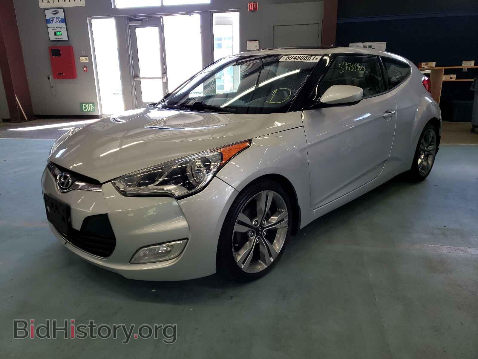2012 HYUNDAI VELOSTER - VIN: KMHTC6AD0CU058708 - Фото 2