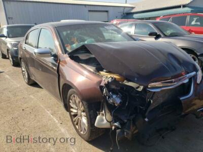 2013 Chrysler 200 200 LIMITE, burgundy — VIN 1C3CCBCG4DN523849, Copart