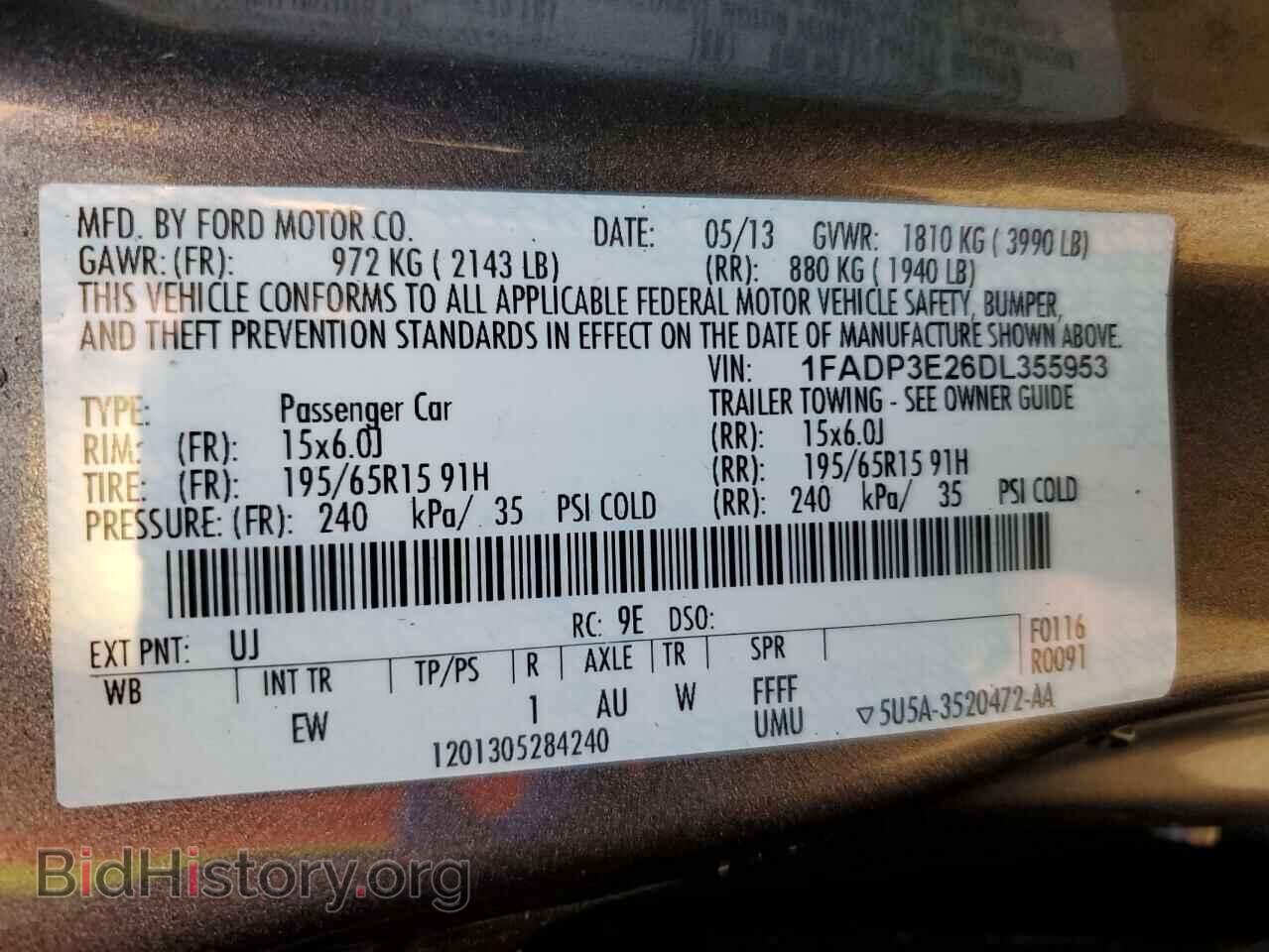 2013 FORD FOCUS - VIN: 1FADP3E26DL355953 - Photo 10