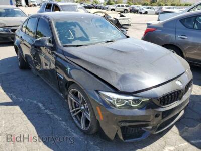 2018 BMW M3, black — VIN WBS8M9C50J5J79625, Copart