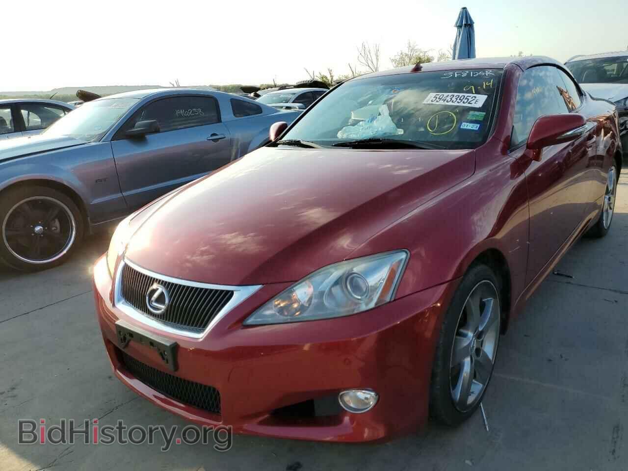 2010 LEXUS IS - VIN: JTHFF2C20A2512668 - Фото 2