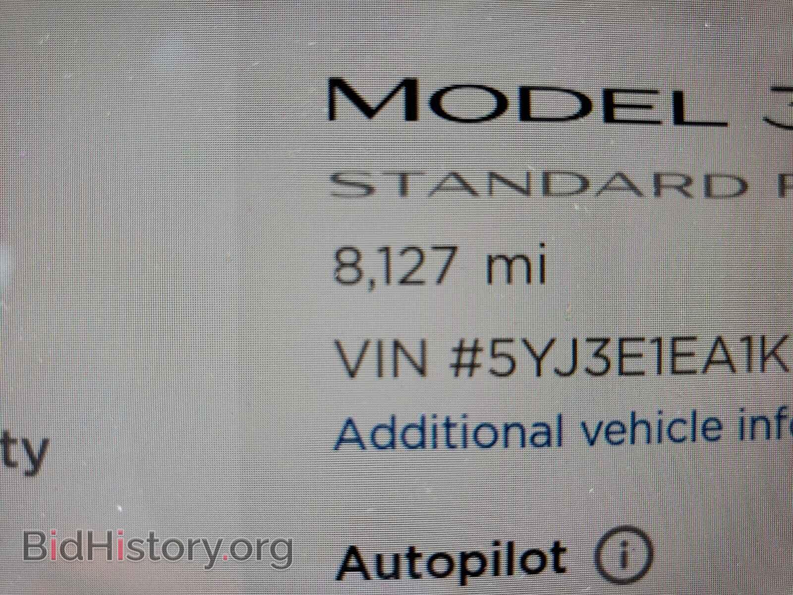 2019 TESLA MODEL 3 - VIN: 5YJ3E1EA1KF466482 - Фото 8