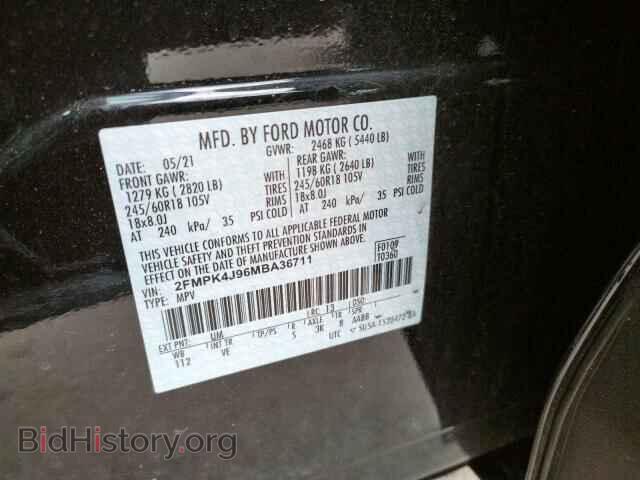 2021 FORD EDGE - VIN: 2FMPK4J96MBA36711 - Фото 10