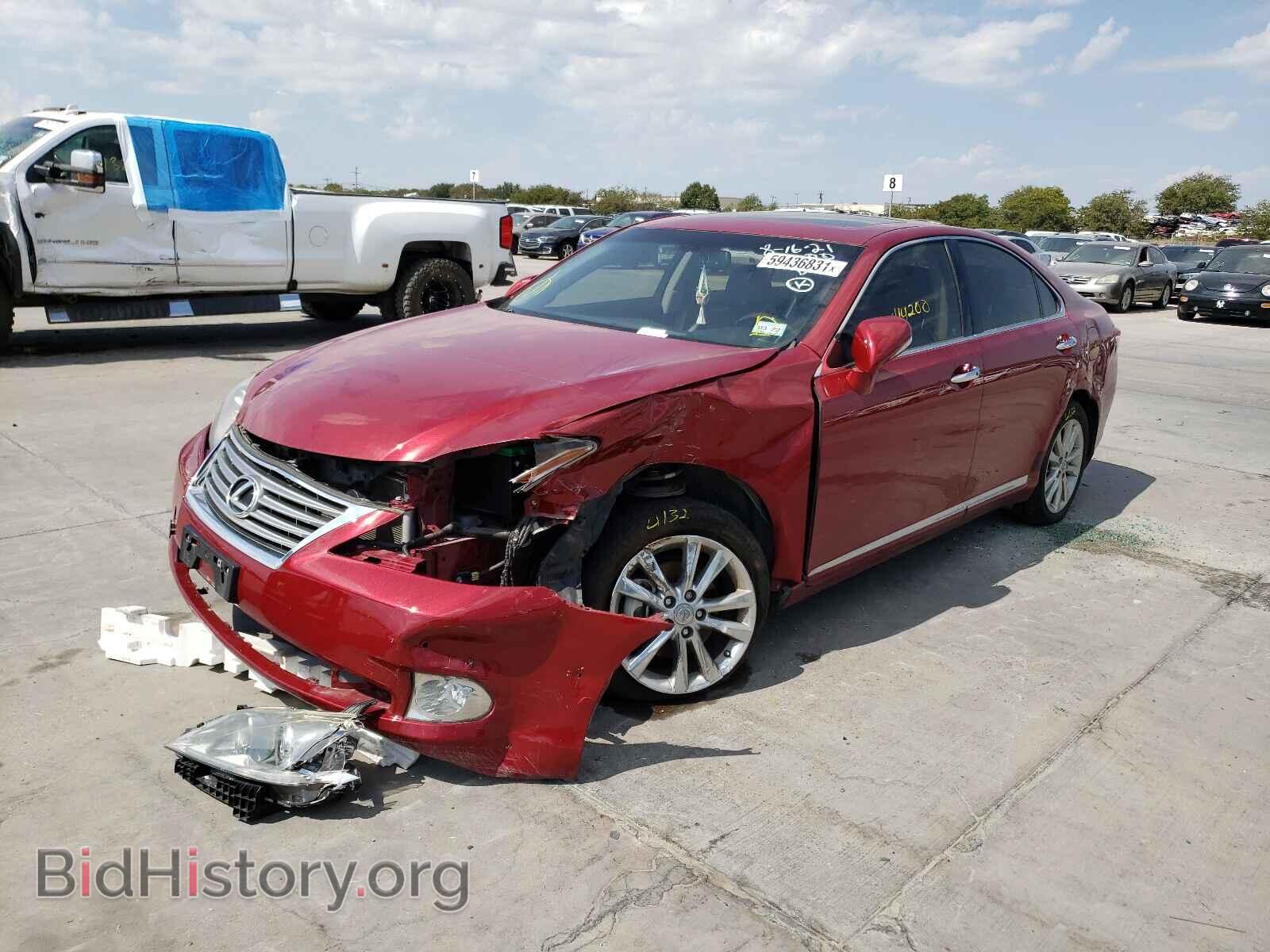 2011 LEXUS ES350 - VIN: JTHBK1EG0B2434729 - Фото 2