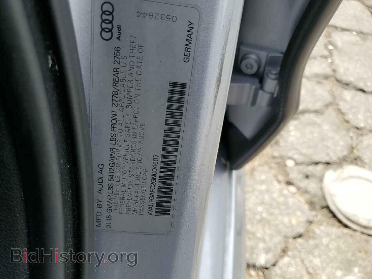 2016 AUDI A6 - VIN: WAUFGAFC2GN004607 - Фото 12