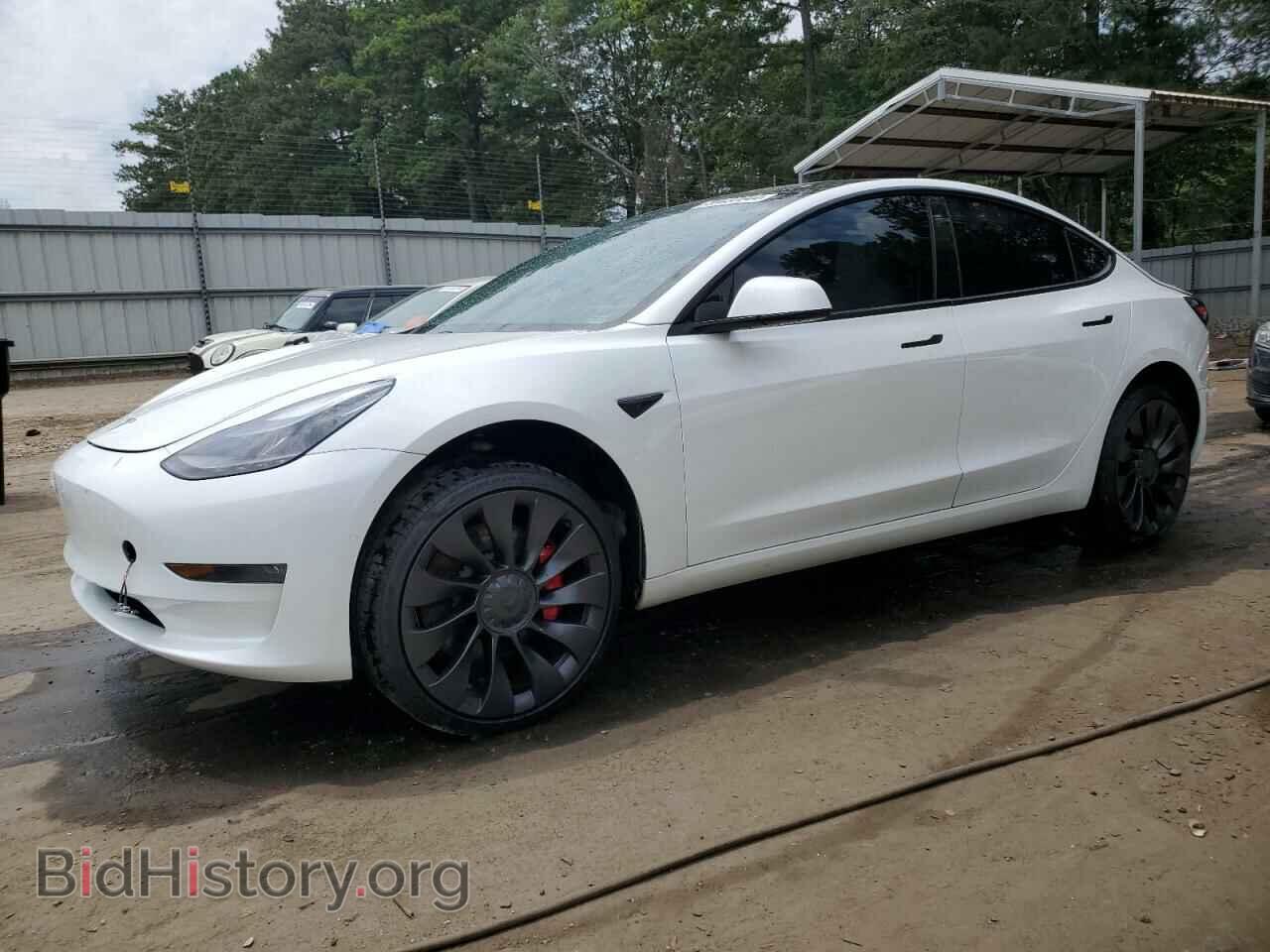 Photo 5YJ3E1EC0MF020358 - TESLA MODEL 3 2021